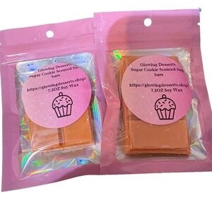 Sugar Cookie Scented Wax Bars - Pink and Tan